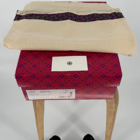 New Tory Burch Platform Sandals Size 8 - Picture 8 of 17